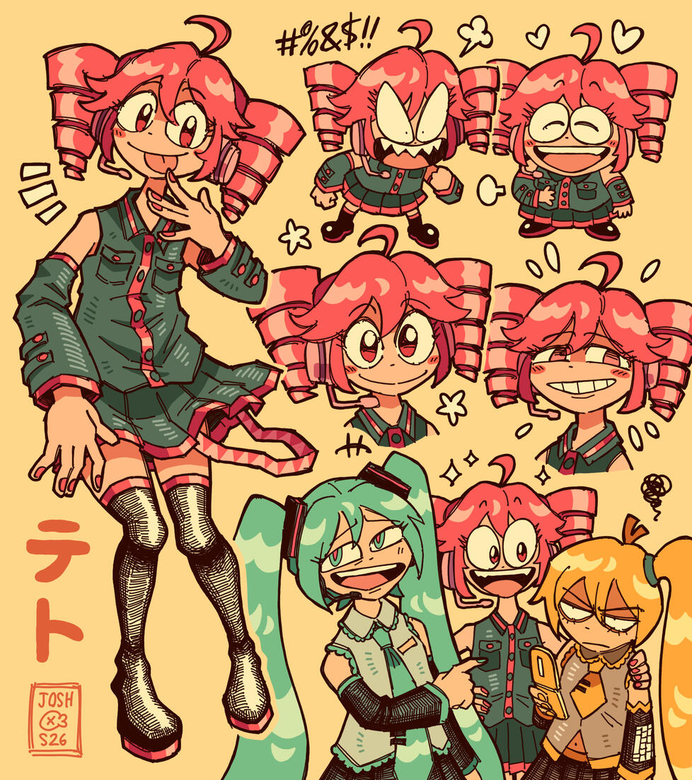 Drawings of Kasane Teto